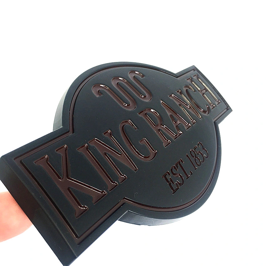 Kingranch Fit for F-150 250 350 Bronco Mustang Emblem Fender Badge Decal Sticker Logo Car Accessories Car Parts Decoration ABS Plastic