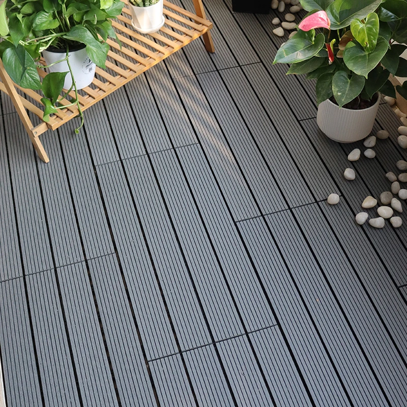 New Technology Crack-Resistant 3D Embossed Composite Plank Exterior Outdoor Flooring WPC Decking