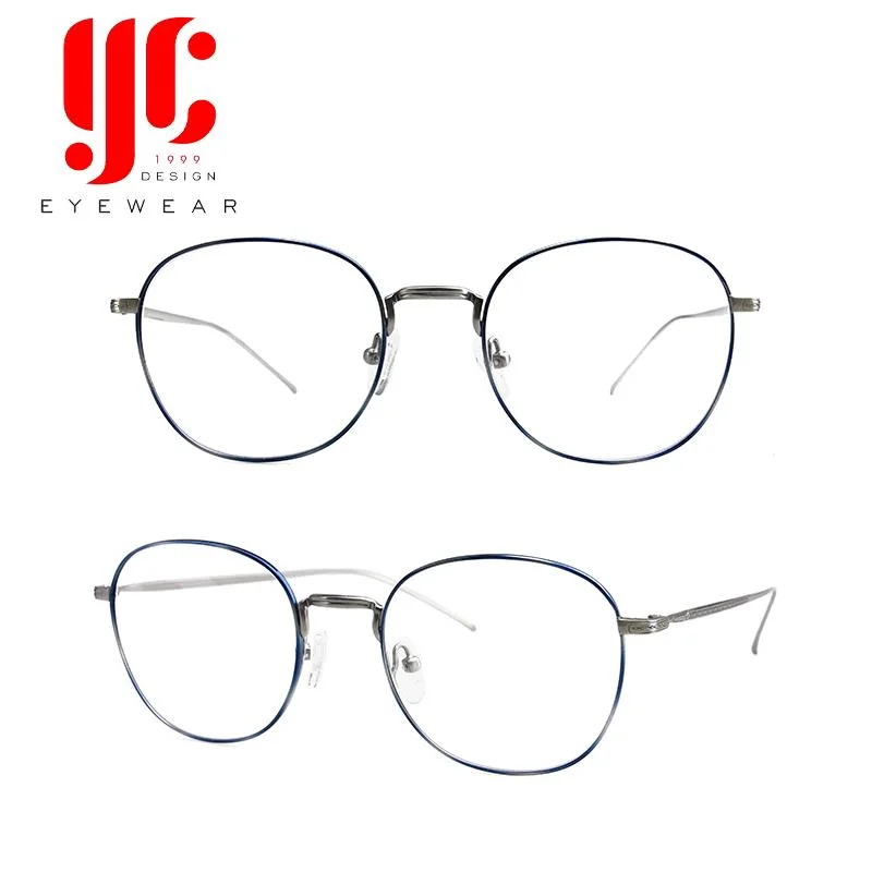 Popular Vintage Round Big Frame Metal Optical Eyewear Reading Glasses