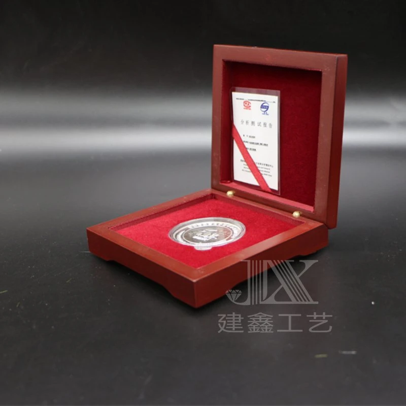 Original Factory Custom Wholesale/Supplier Commemorative Medallion Enterprise Anniversary Celebration 999 Pure Gold Silver Medal Badge Commemorative Coin