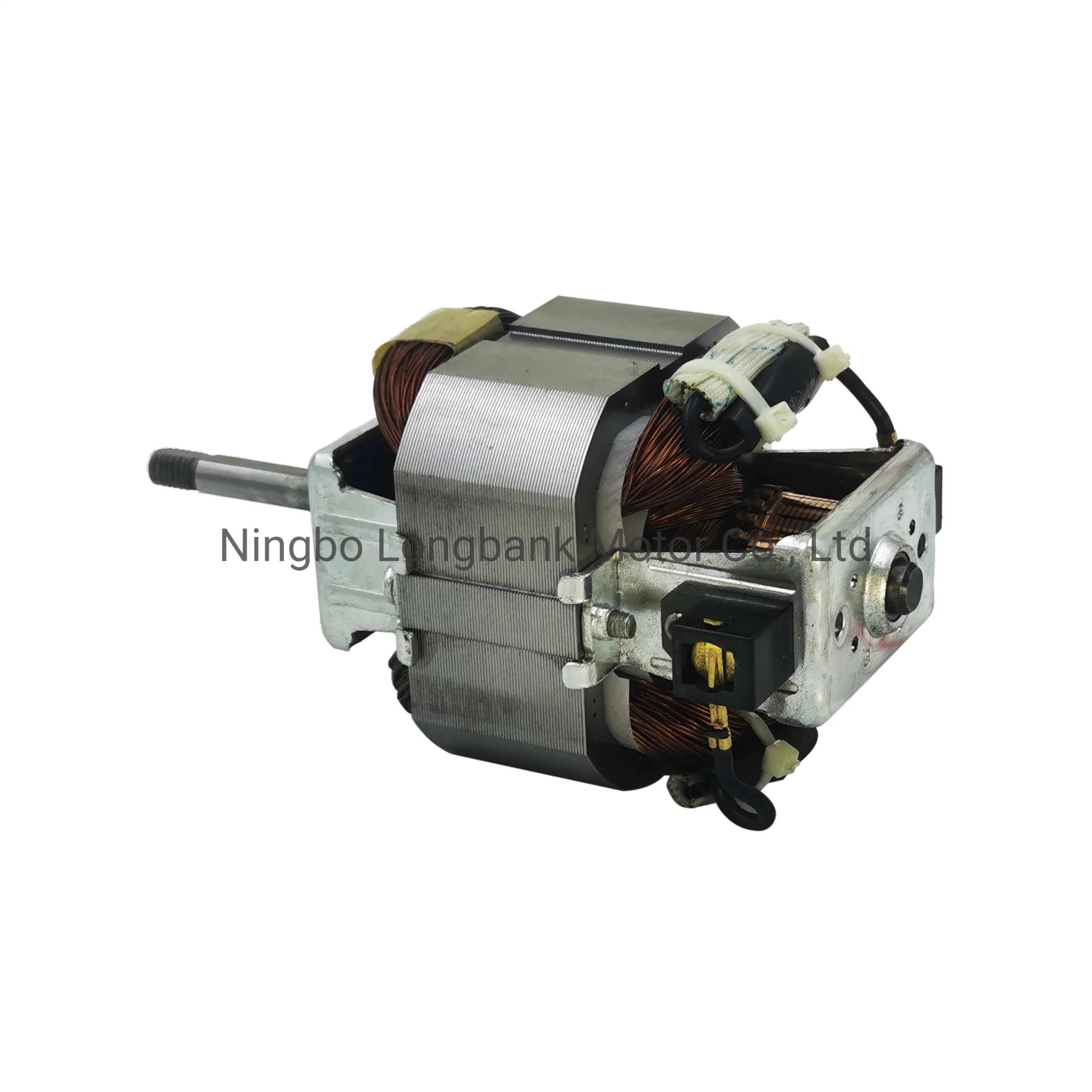 Longbank 76mm 110V 230V 1000W 50Hz Moteur asynchrone 0.35nm Utilisé pour les soufflantes Série d'aspirateurs Moteur universel à courant alternatif