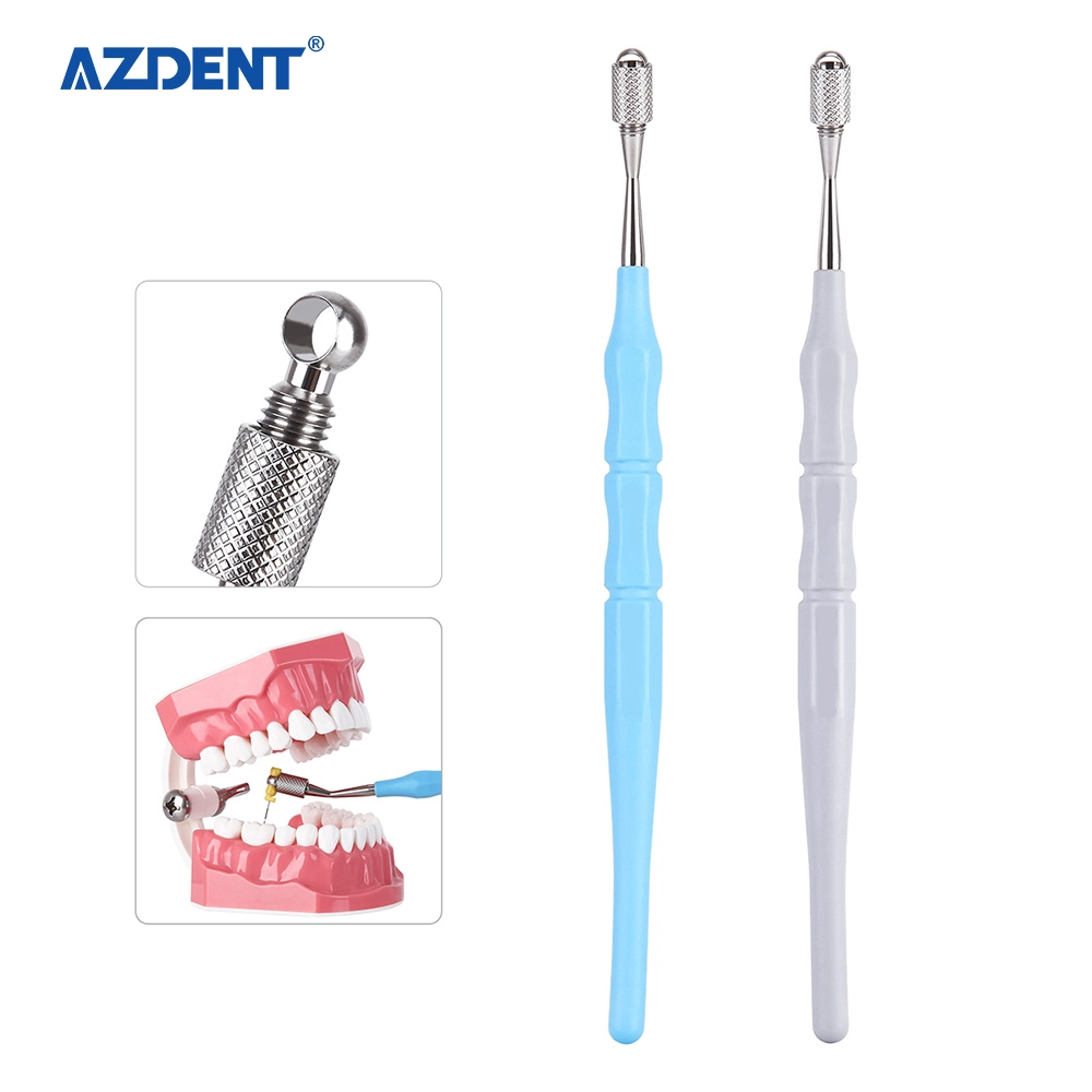 Alta calidad de material de limpieza dental Azdent endodóntico mano soporte de archivos