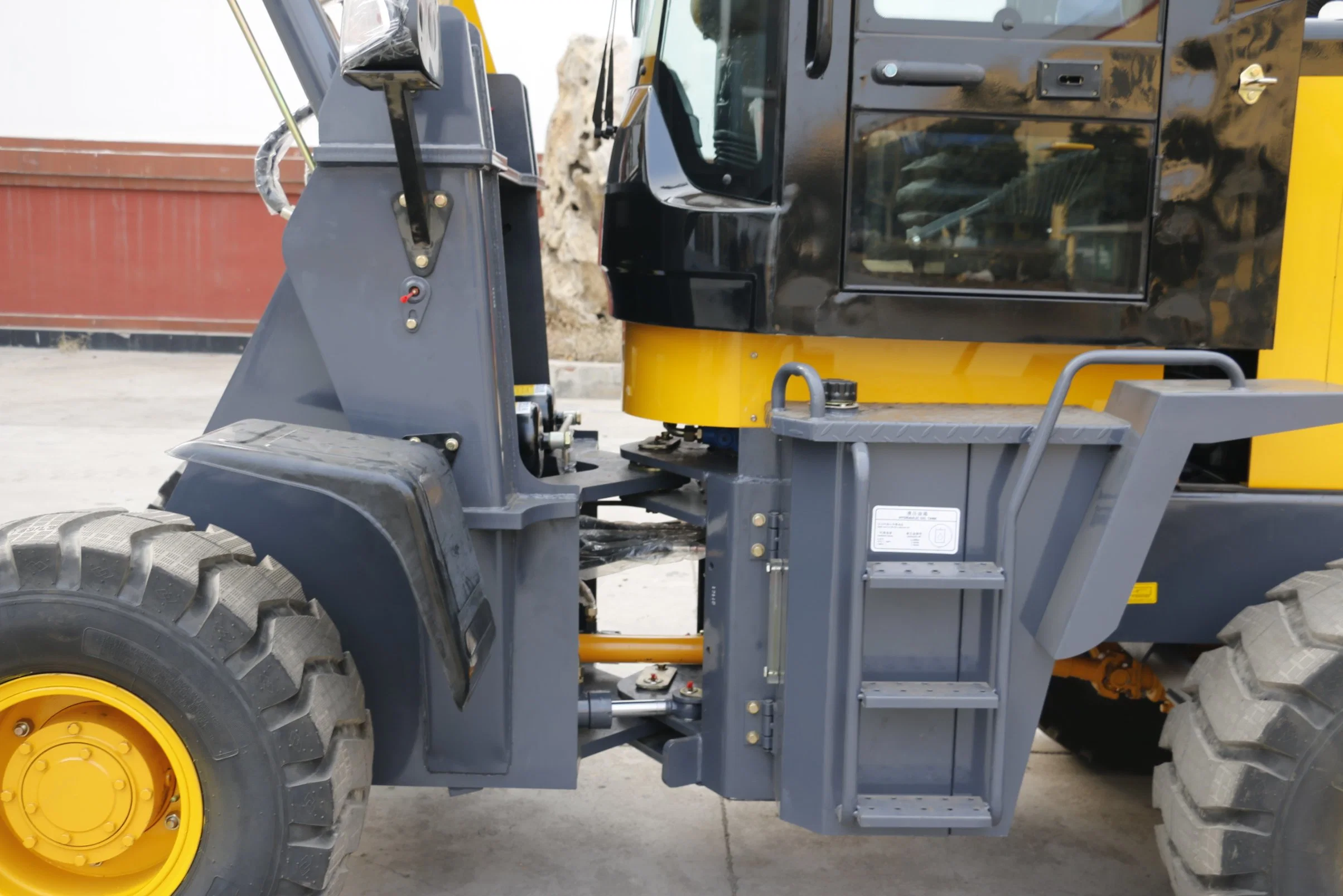 1ton/1.5ton/2ton CE/EPA Small Tractor Front End Used Telescopic Wheel Loader with Skid Steer Plate