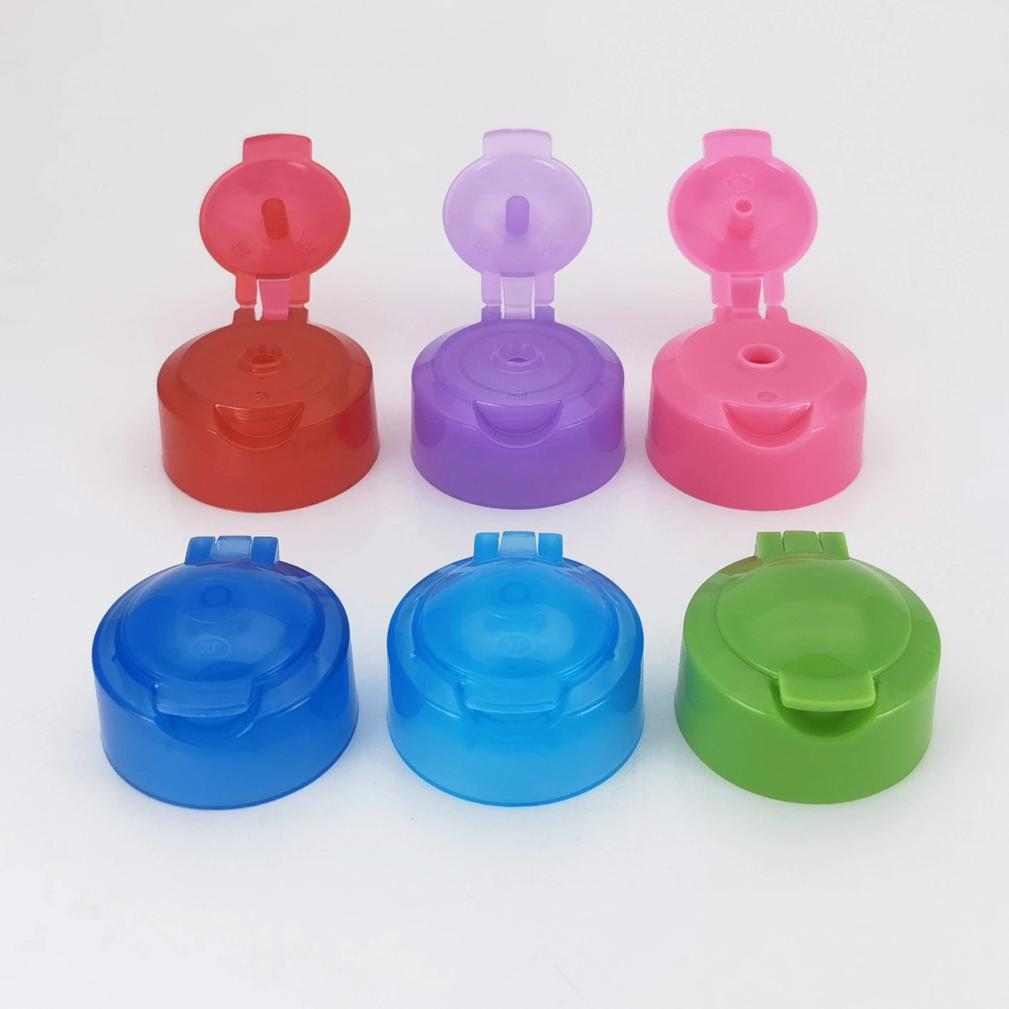 20/410 24/410 28/410 24/415 28/400 Transparent White PP Ribbed Smooth Screw Bottle Cap Plastic Flip Top Cap Disc Cap