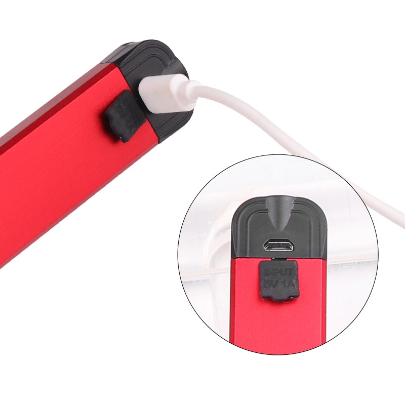 SMD+COB+Red Light Built-in Battery USB Charging with Magnet Work Light