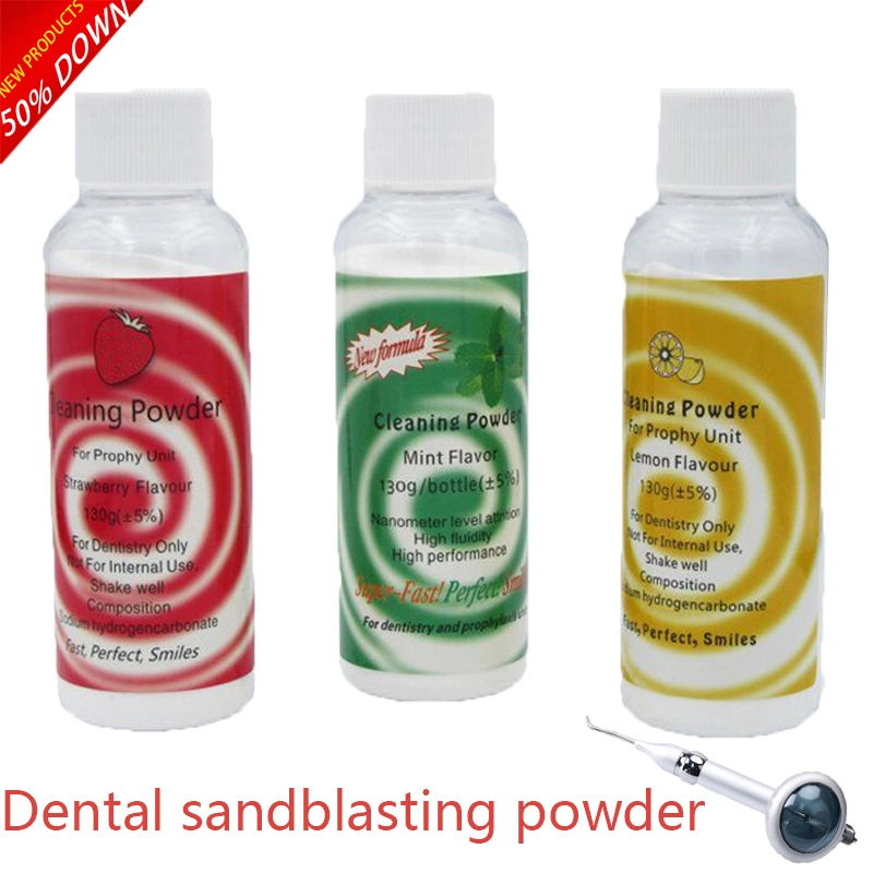 130g L Alumina Sandblasting Powder Dental Aluminum Oxide Air Polisher Dental Lab