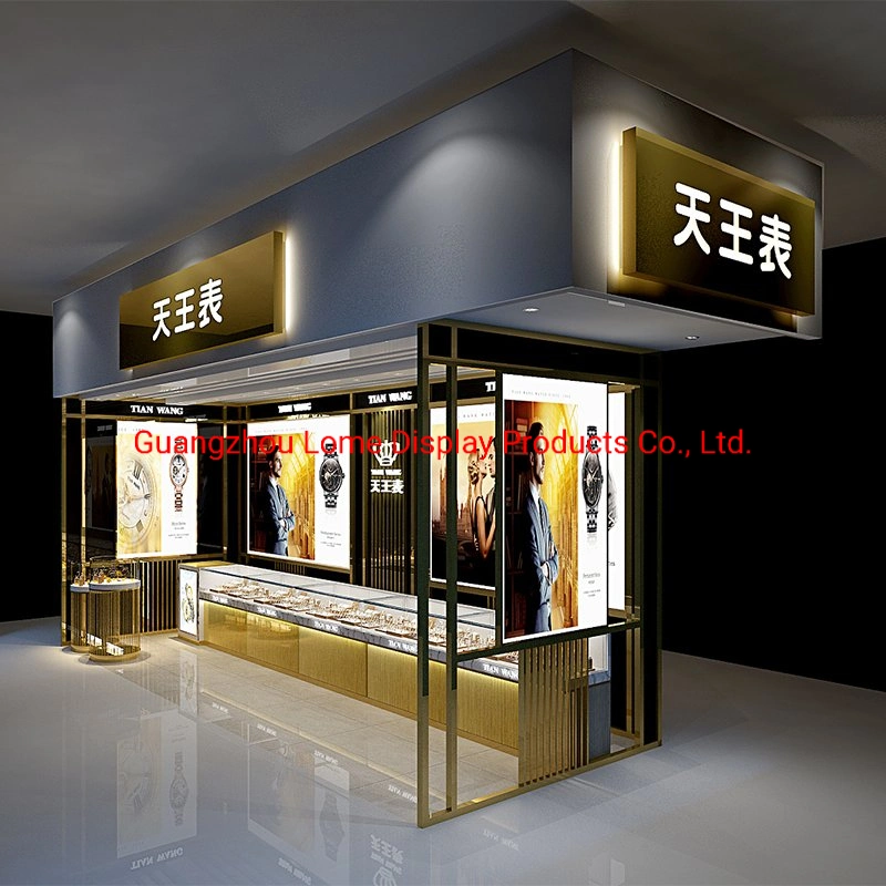 Modern Glass Jewelry Display Cabinet Wrist Watch Showcase Perfume Cabinet Design Project