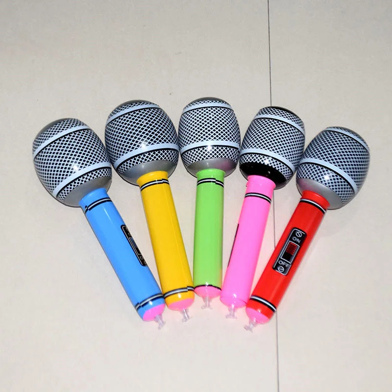 Wholesale/Supplier Cross-Border Children's Inflatable Musical Instrument Toys PVC Inflatable Microphone Children's Educational Scientific and Educational Musical Instrum