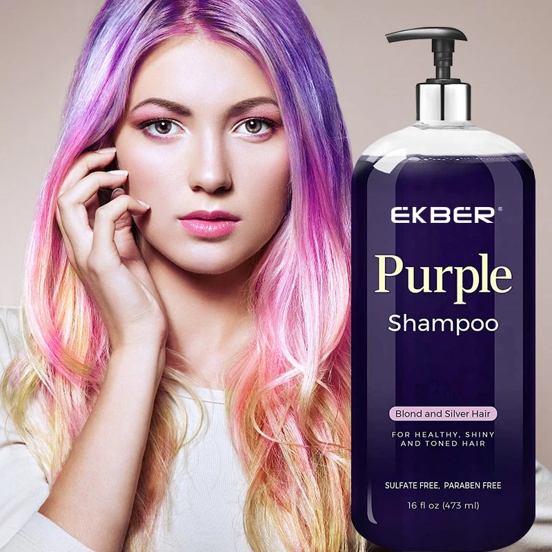 Purple Shampoo and Conditioner Anti Dandruff Products Hair Treatment Purple Grape Shampoo Hair Conditioner