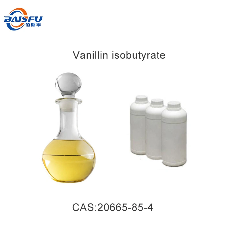 Food Grade Confectionery Aromatics Vanillin Isobutyrate CAS: 20665-85-4