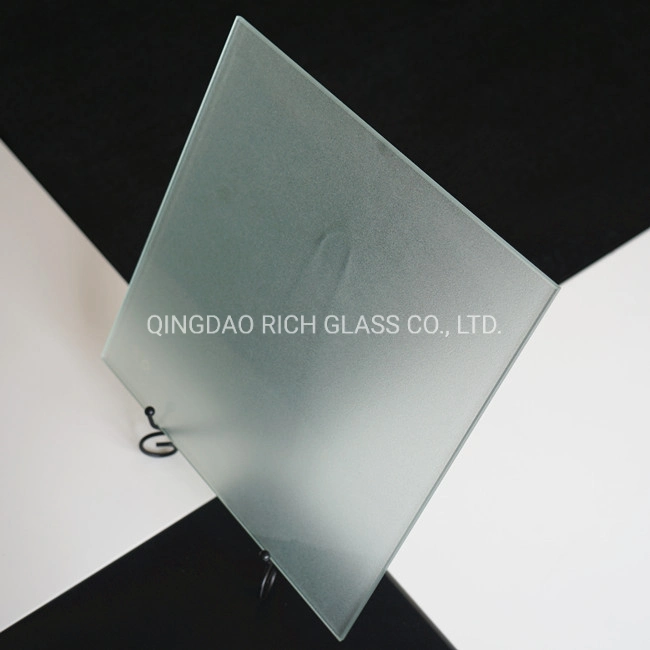 8mm 12mm Thick Clear Tempered Cut Safe Frosted Toughened Wall Building Glass for Shower