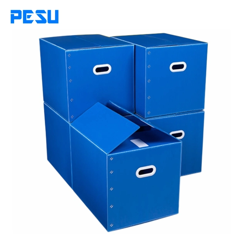 Heavy Duty Plastic Corrugated Box for Packing with Handle