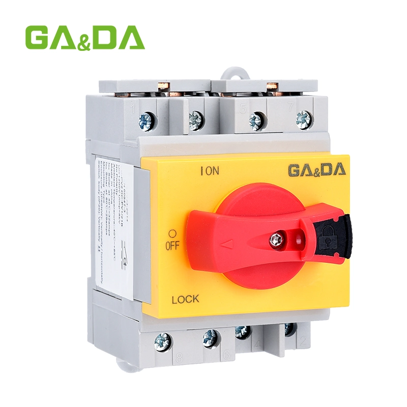 PV Disconnect Switch Waterproof Isolation Switch IP20 Isolator Disconnect Switch