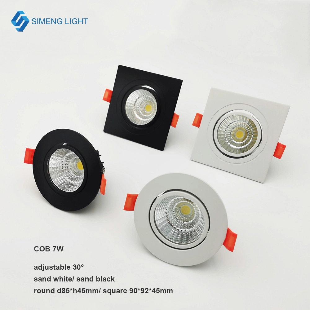 Moderne neue No Main Light COB Spotlight Ultra Anti Glare Spot-IT Einbauleuchte aus Aluminium mit Spot-IT-Beleuchtung für Innenräume