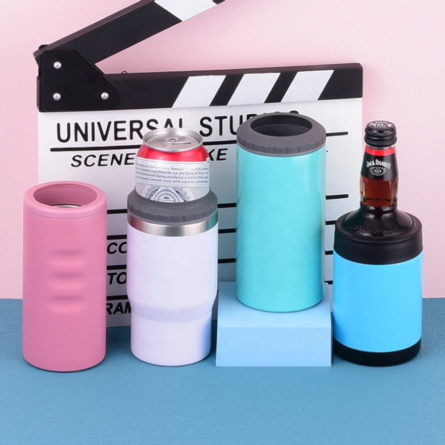 Wholesale/Supplier Big Ice Cube Friendly Wine Promotional Thermos Freezable Standard Can Cooler