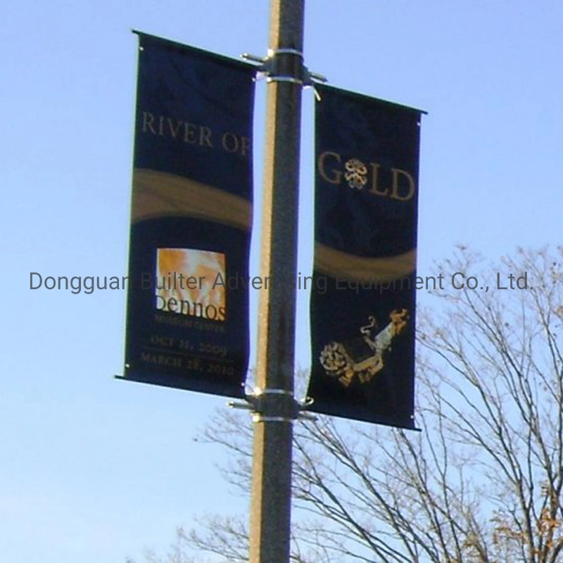 Metal Street Light Pole Advertising Banner Base