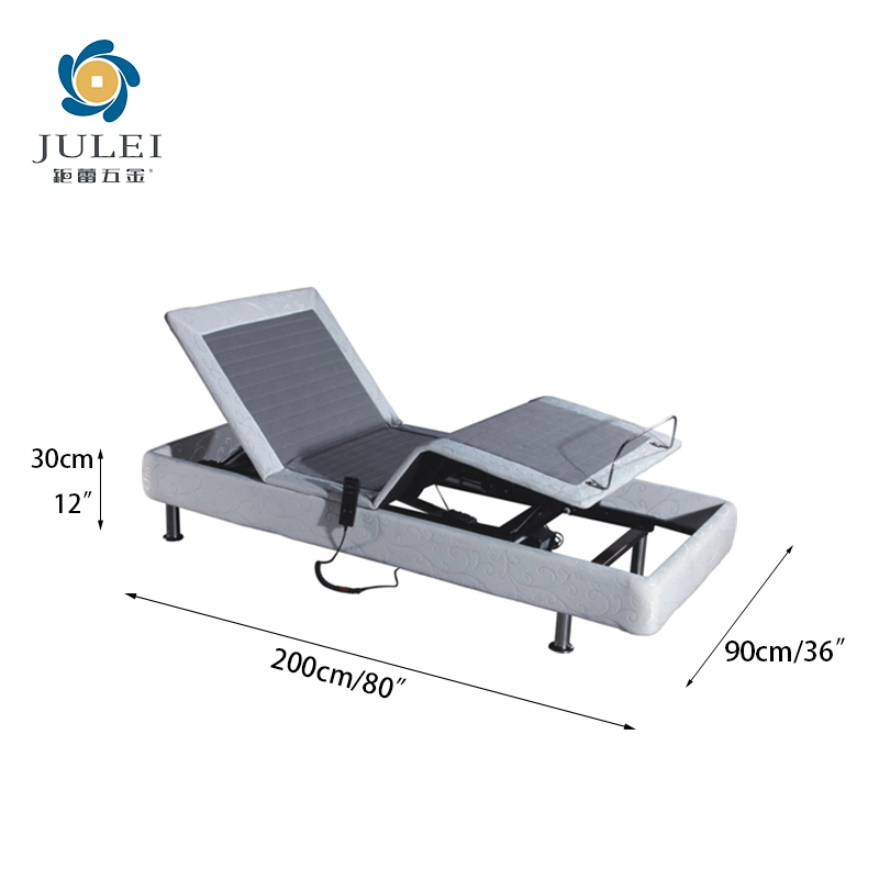 Table d'ordinateur portable avec cadre de lit réglable et plateforme en tissu à chaud personnalisée Raccord de réglage