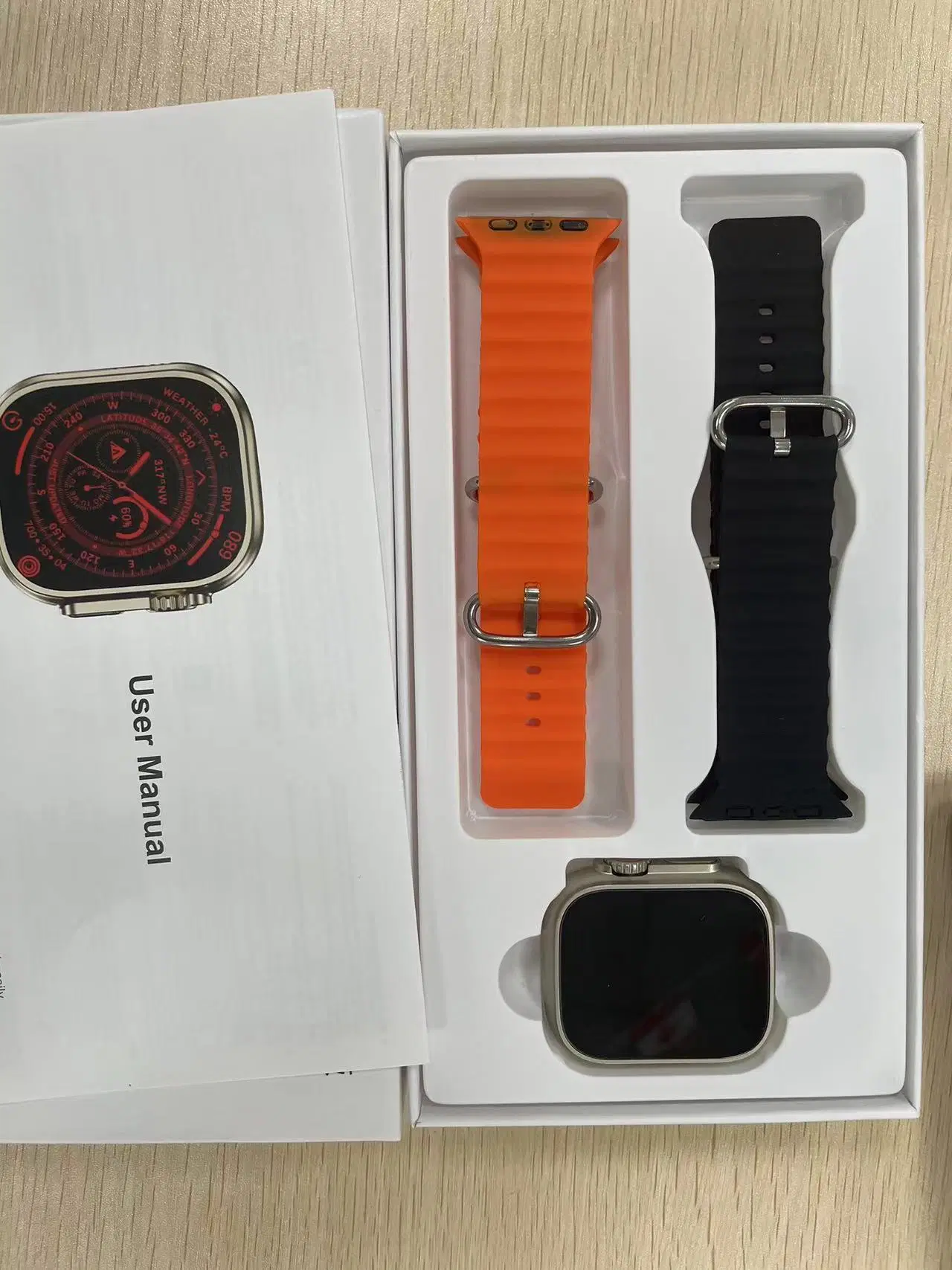 2023 Nuevo Smart Watch 4G Cámara trasera Dw88 Dw89 WiFi GPS insertado Tarjeta SIM 4G Red 1+8GB Android System Ultra 8 Reloj inteligente con 2 correas