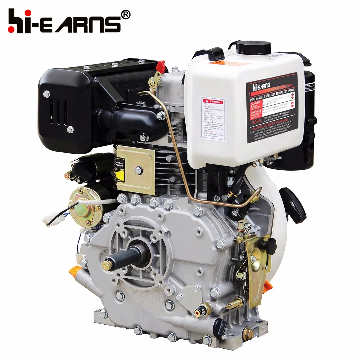 12HP Diesel Engine with Keyway Shaft (HR188FA)