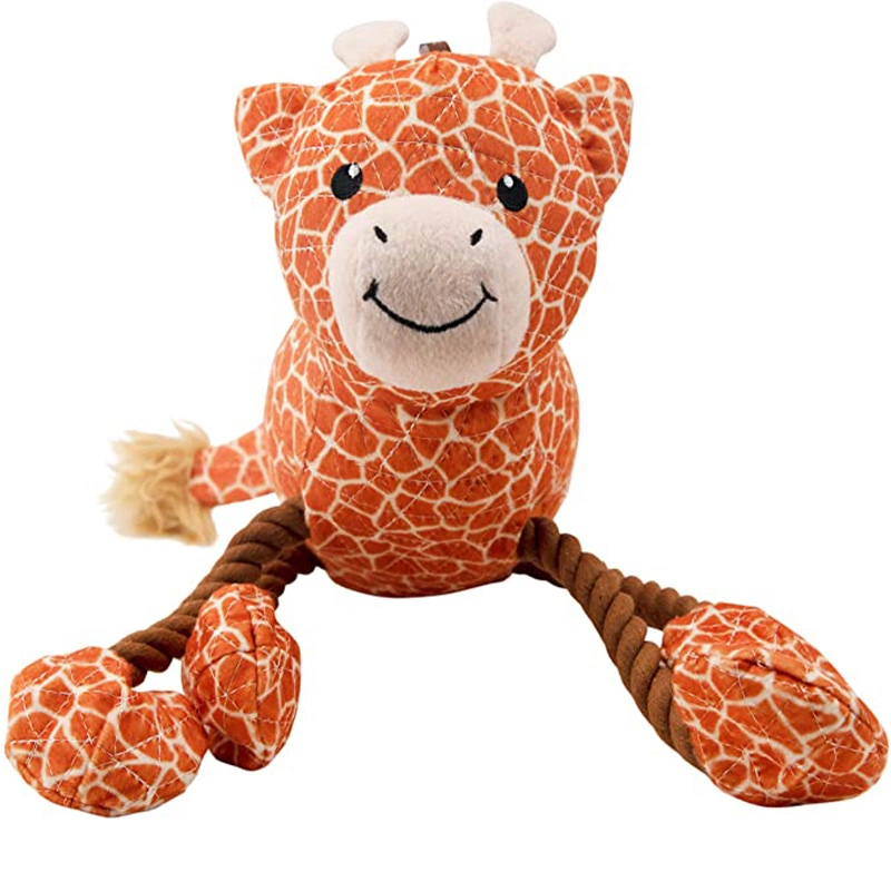 Wholesale Manufacturer Stuffed Animal Toys Shape Soft Squeaky Pet Dog Plush Toy