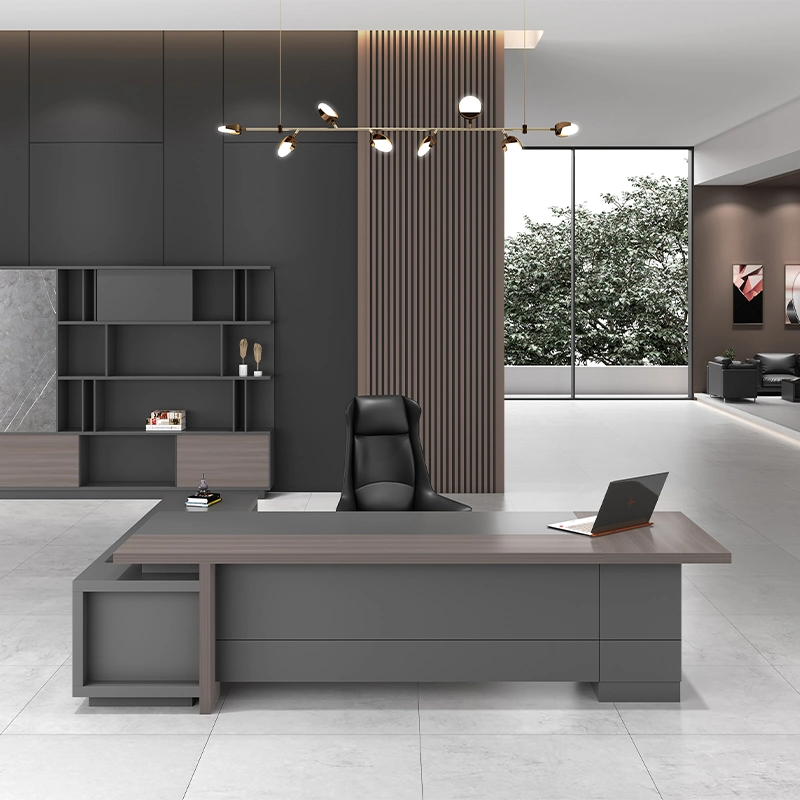 Neues Produkt L-förmige Industrial Style Executive Office Schreibtischmöbel