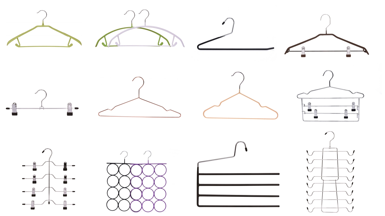 Multifunctional Steel Pants Trousers Hangers for Cloths Metal Wire Clothes Hanger Wholesale/Supplier