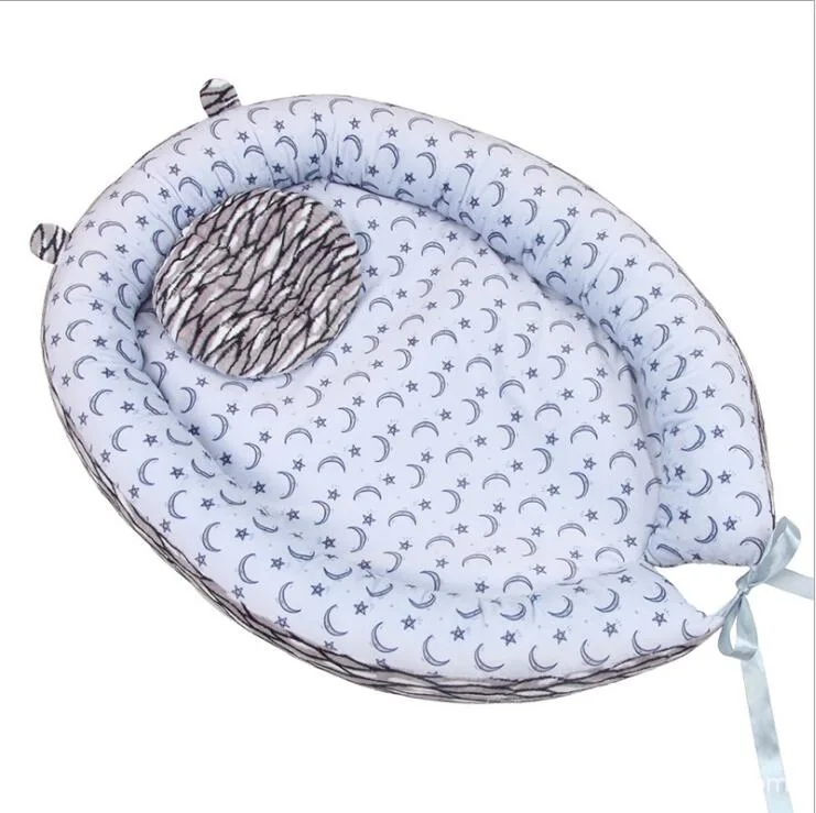 Pour Lit de bébé Abreeze bassinette respirante Co-Sleeping hypoallergénique et lit bébé 100% coton crèche portable pour la chambre ou en voyage