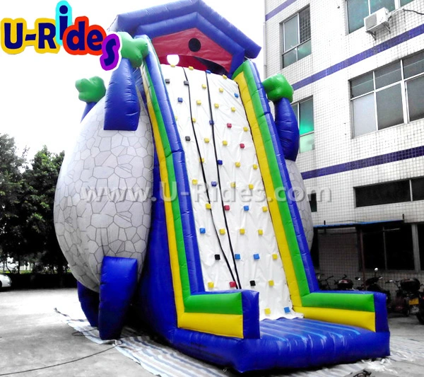 Tree Shape Inflatable Sports Climbing Hill sticky Climbing Rock climbing wall game for event