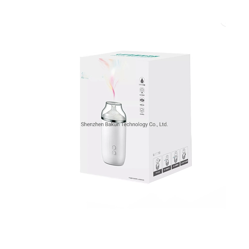 7 Luz Colorida de nutrir o sistema de proteção Anti-Dry Hidratante humidificador 7 LED de cor do óleo essencial difusor de aroma de fragrância Aroma ultra-sónico