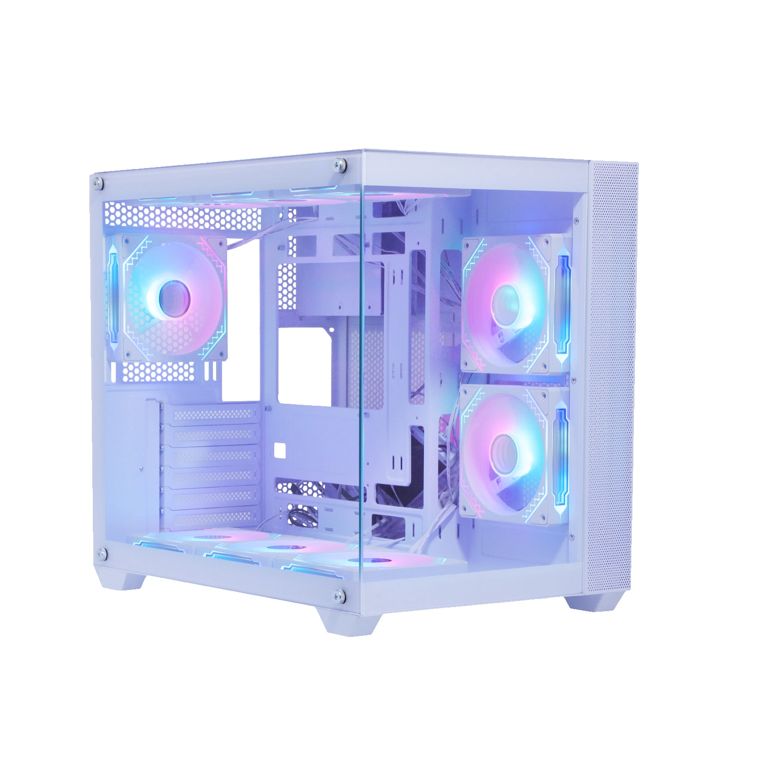 Elegant White ATX Computer Case for The Beauty