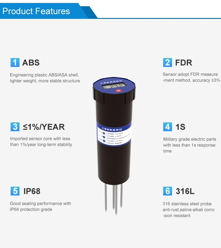 Sem2252 High quality/High cost performance  Best Portable LCD Display Digital Soil pH Meter Soil NPK Sensor