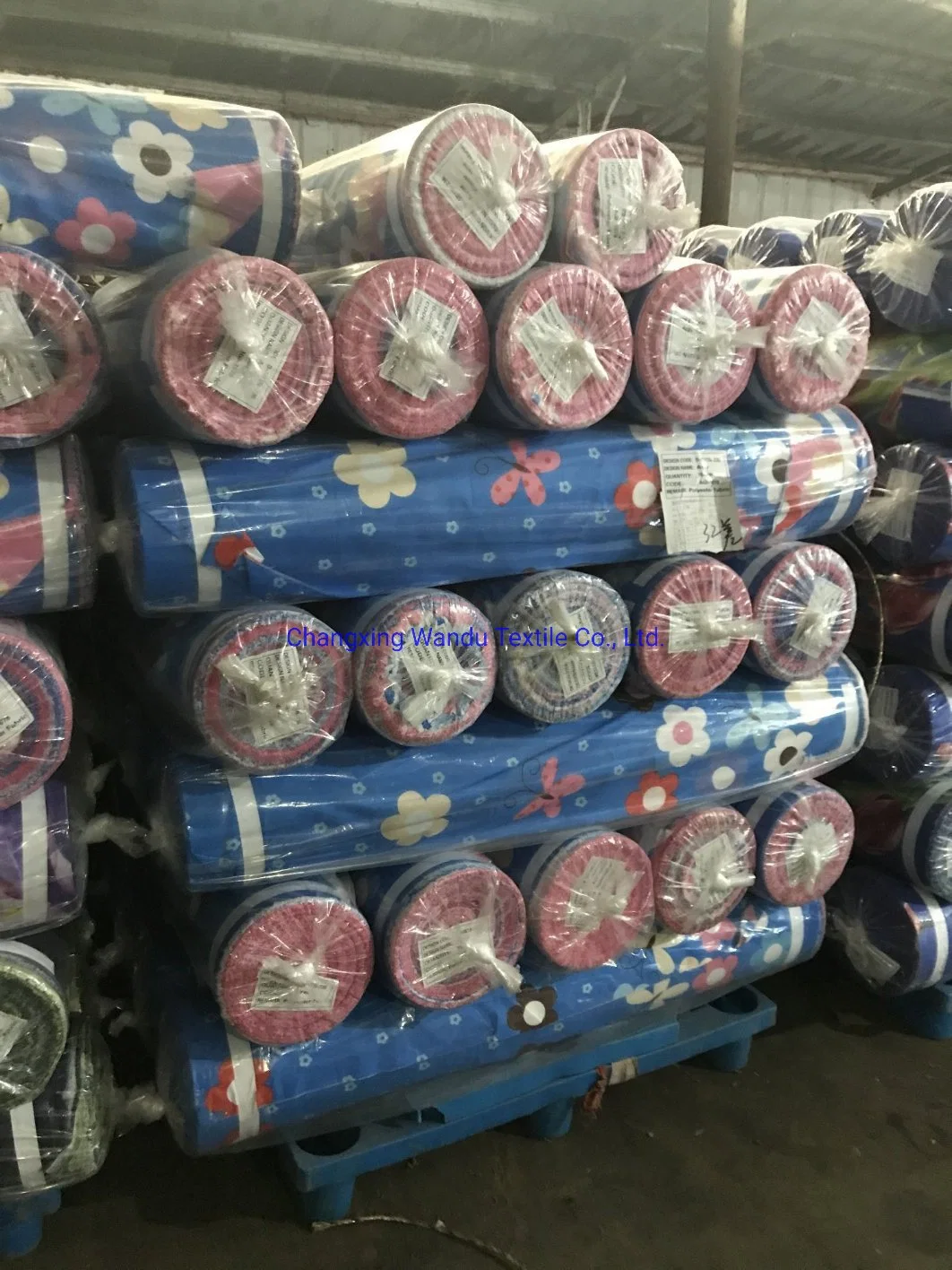 China Changxing Textile Foreign Trade Company, Minions, Cars and Cute Flower Calico Packing, Bed Textile Calico