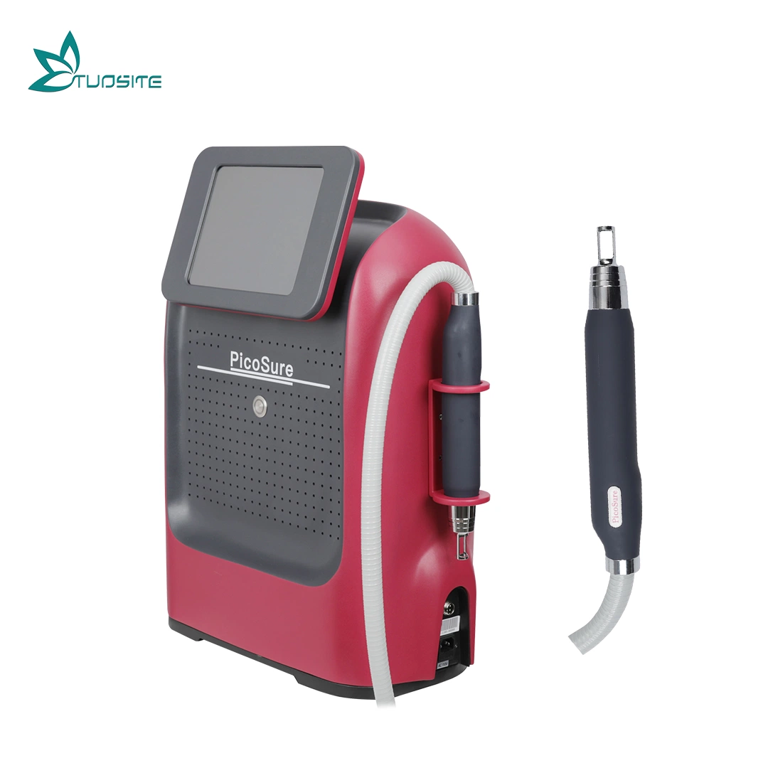 Portable Pico Second Laser Head Skin Rejuvenation Whitening Carbon Peel Pigment ND YAG Laser Tattoo Removal Machine