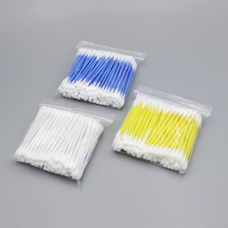 00pcs tampons de coton de bambou Stick Nettoyer les bourgeons de l'oreille