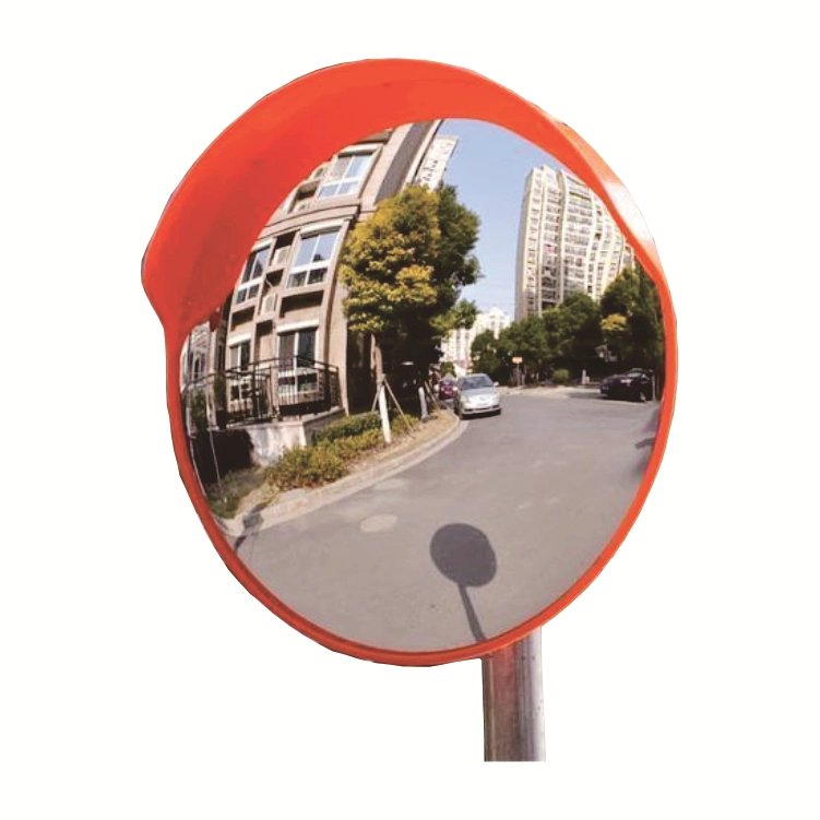 Espelho retrovisor convexo para ciclistas e peões para resolver a segurança do tráfego nos cantos da Ponte