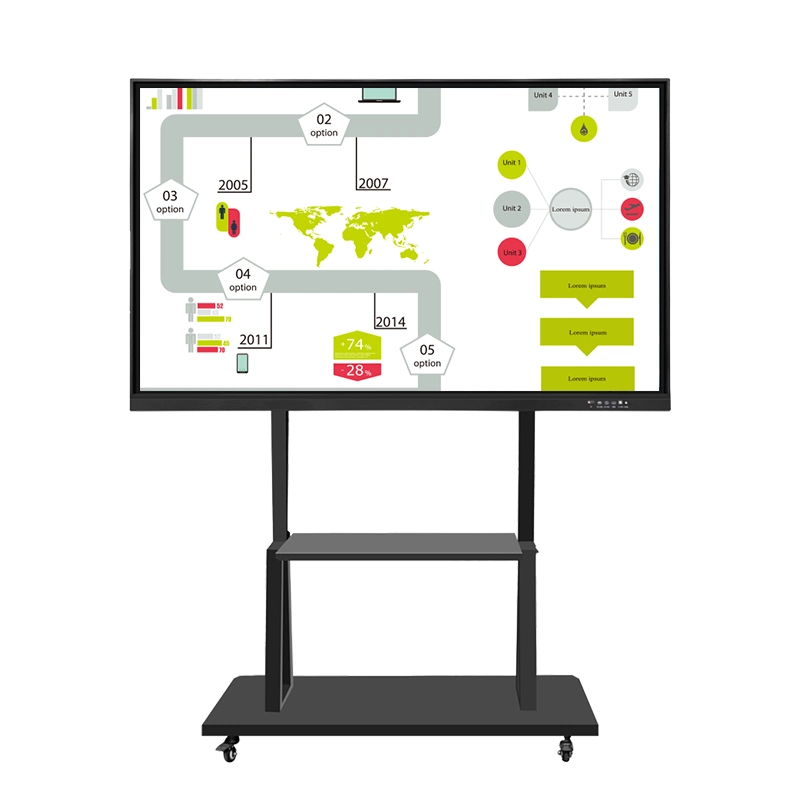 High Quality Digital 43 Inch Infrared Portable Smart Board Interactive Whiteboard All in One