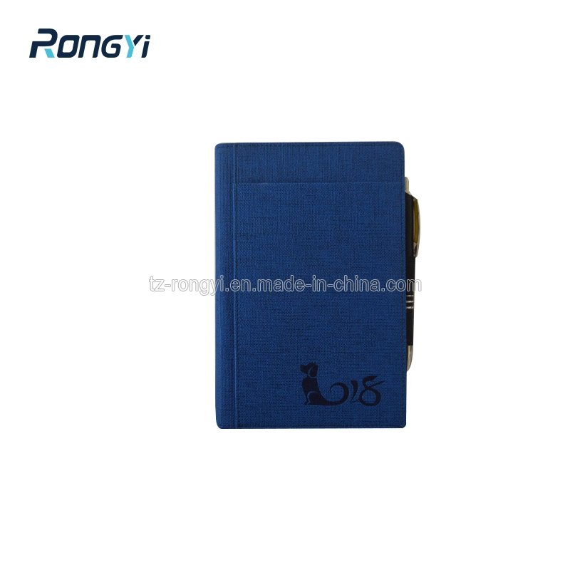 New Style PU Material Diary with Phone Holder on Front Cover