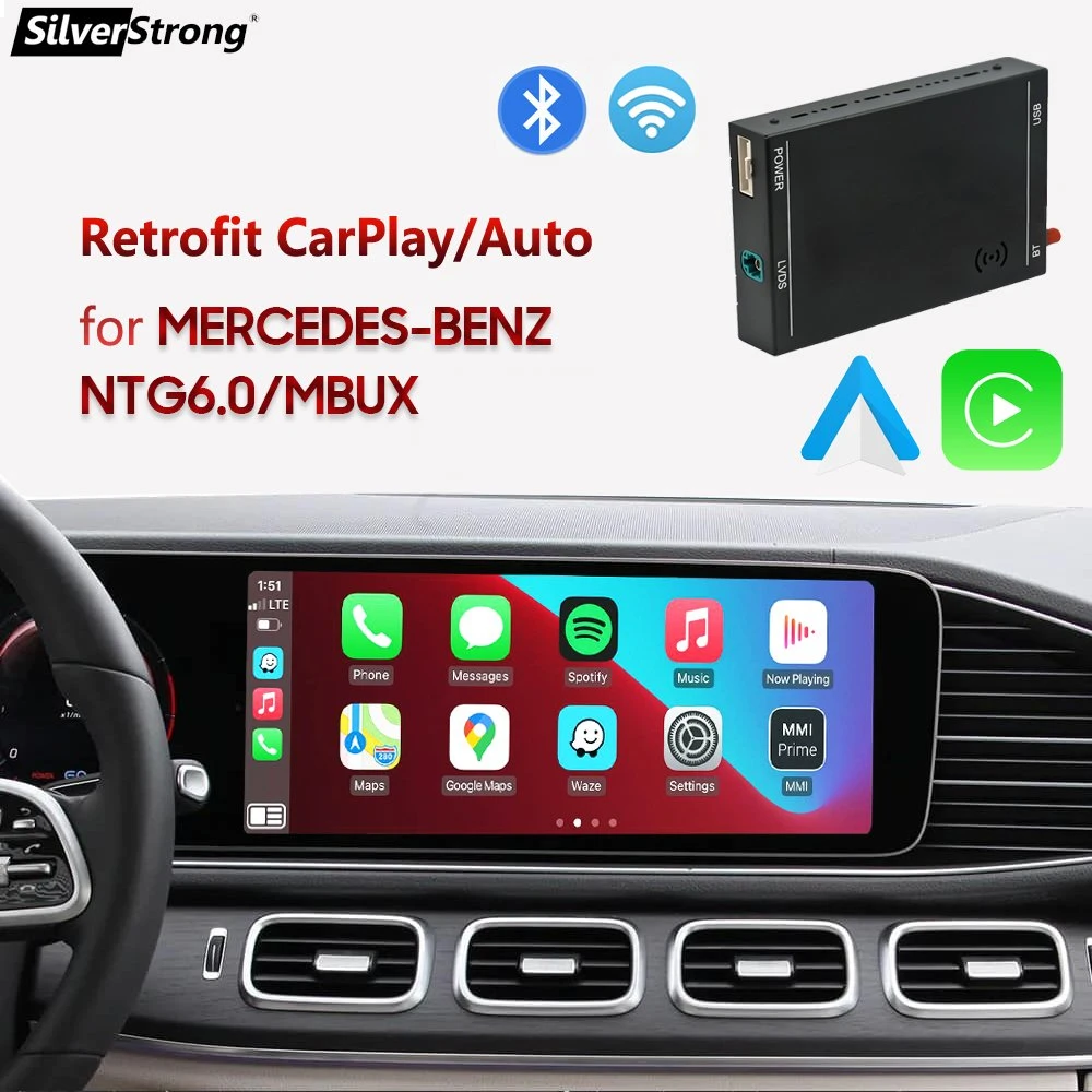 2021 Car Radio Carplay Gla Cla Glc Gle GLS Glb W177 W118 W222