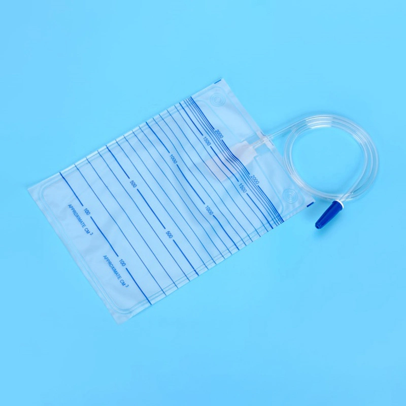 Medical Disposable Economic Urine Bag Drainage Bag with Valve