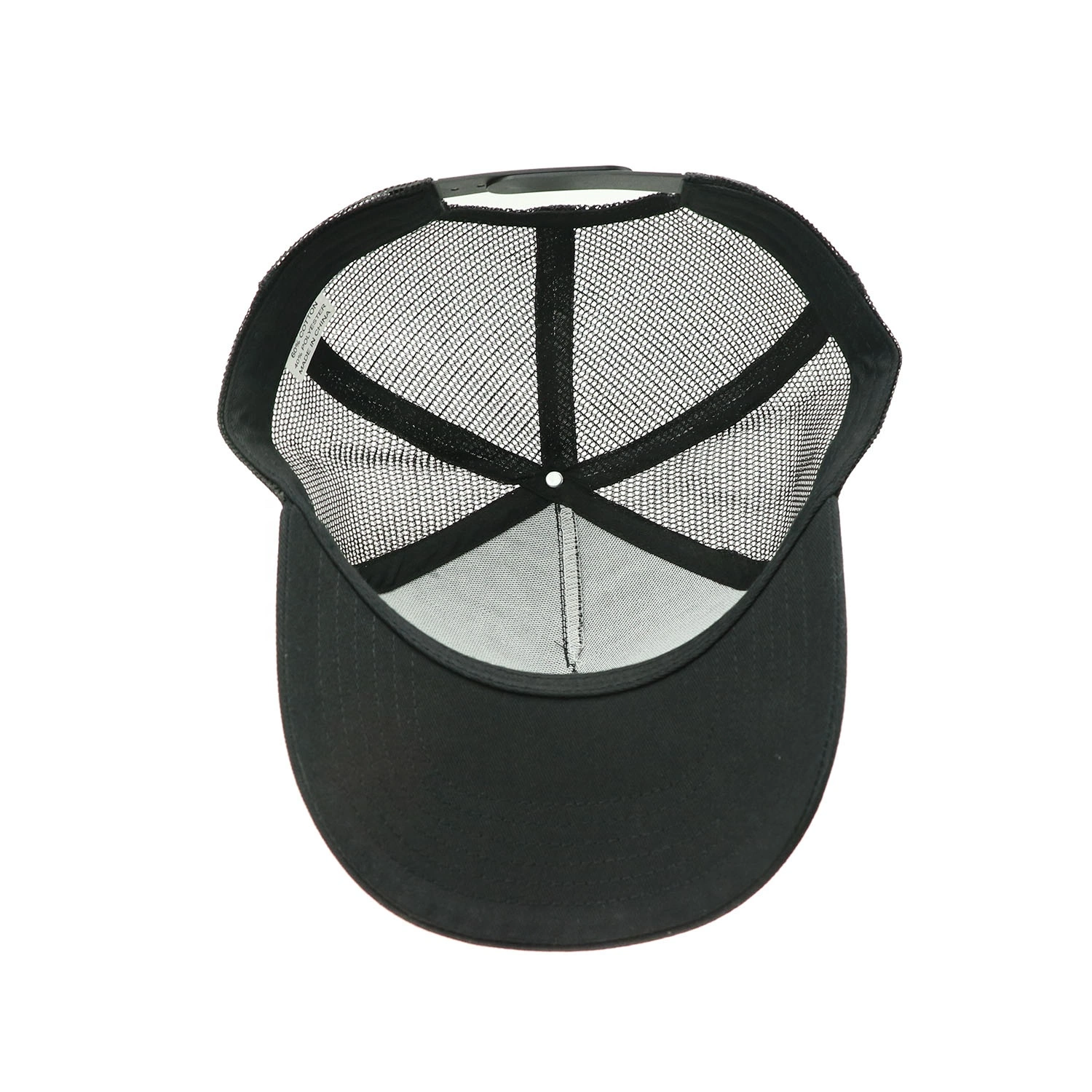 Wholesale/Supplier Unisex Baseball Cap Custom 3D Puff Printing Rubber Patch Logo Black Gorras Embroidery Mesh Trucker Hats