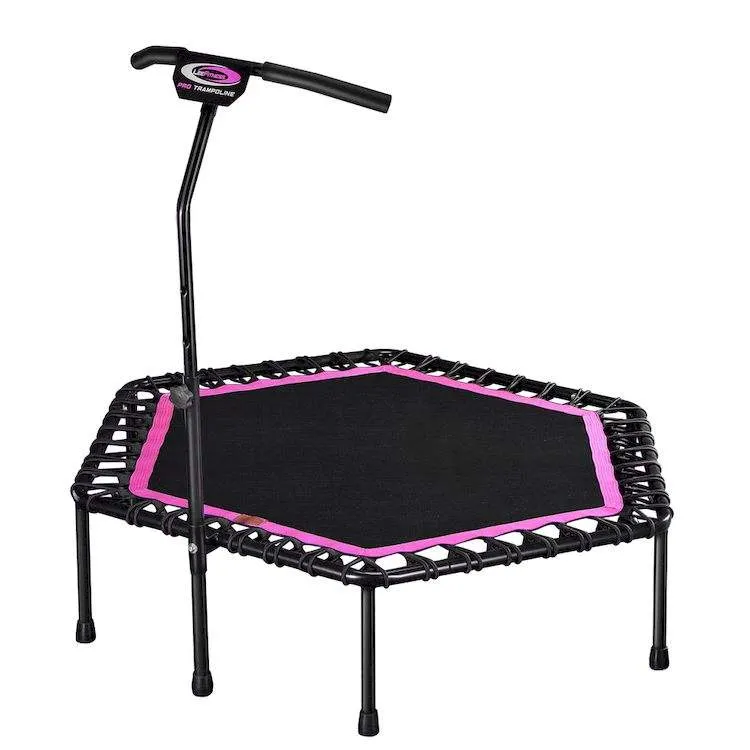 Trampolines Outdoor Kids Fitness Body Exercise Adjustable Handrail Trampoline Park Mini Trampoline