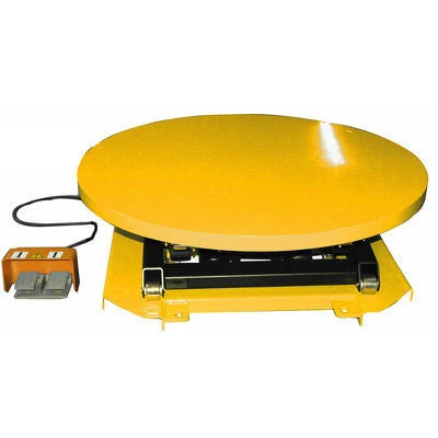 Rotary Hydraulic Scissor Lifting Table with Fork Pocket