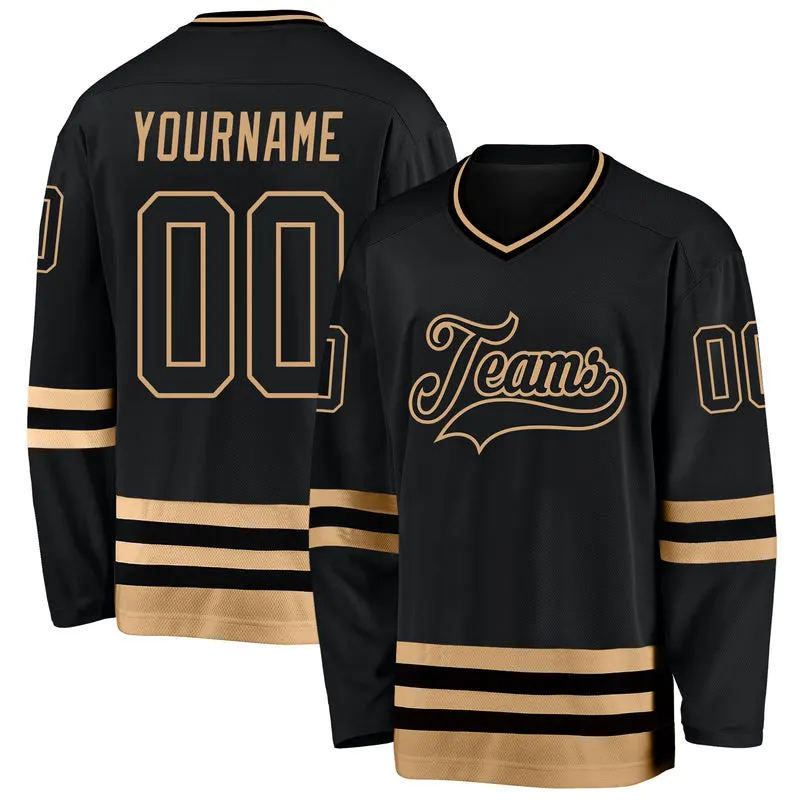 Custom OEM Stitched Vintage Twill bestickt Jugend doppelseitige Herren Shirts Team Inline Reversible Custom Sublimiertes Eishockey Trikot