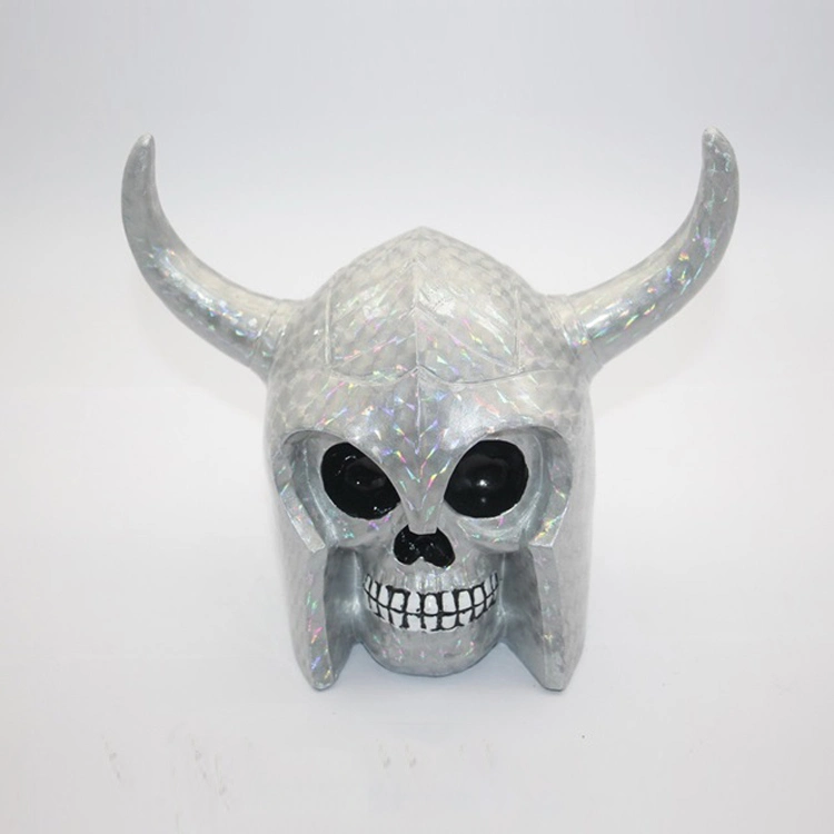 American Style Resin Demon Skull Sculpture for Halloween Festival Decoration