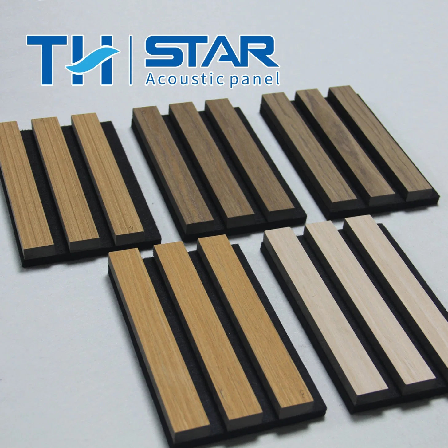 High quality/High cost performance  Oak Wooden Slat Panel Eco-Friendly Material E0 MDF Acoustic Panel Akupanel