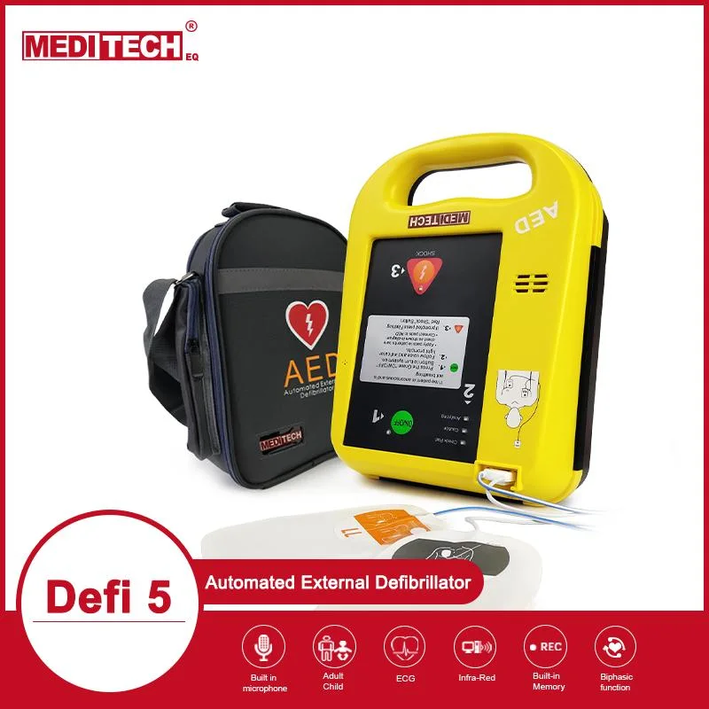 CE-Zulassung Hot Portable &amp; viele Sprachen AED-Defibrillator