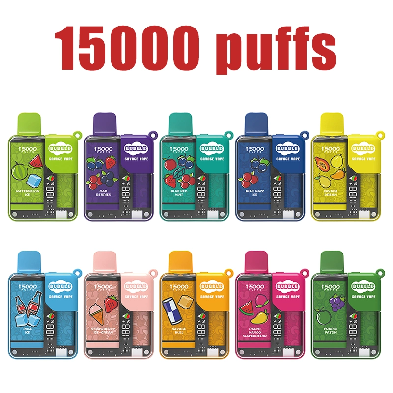 Puff Bar Vapes Tornado 9K Puffs Wholesale Disposable Electric Cigarette Randm Savage Bubble 15000 Rndm Vape