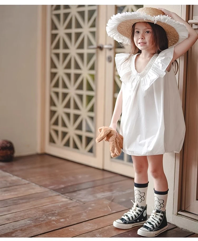 Factory Customize High quality/High cost performance  Cotton Baby Wear Clothes Girls Children Clothes Dress