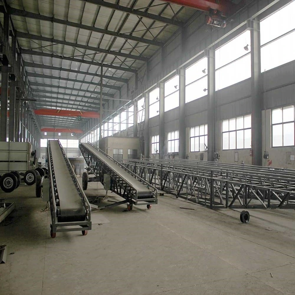 Inclined Mobile Conveyor Belt Machine