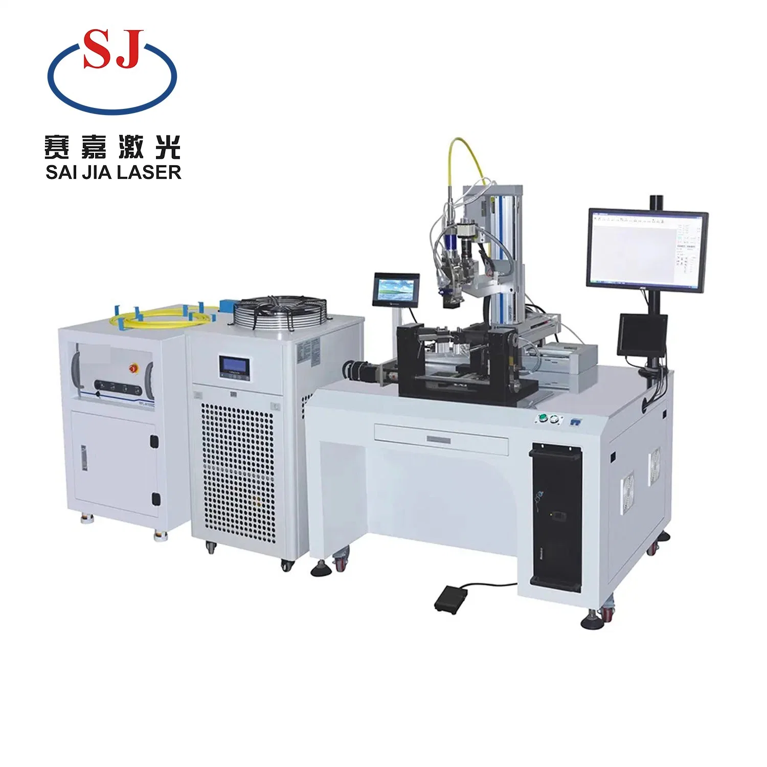 تخصيص العينة ماكينة لحام الليزر ذات الألياف المستمرة CNC الليزر لحام للمعادن أو غير المعدنية